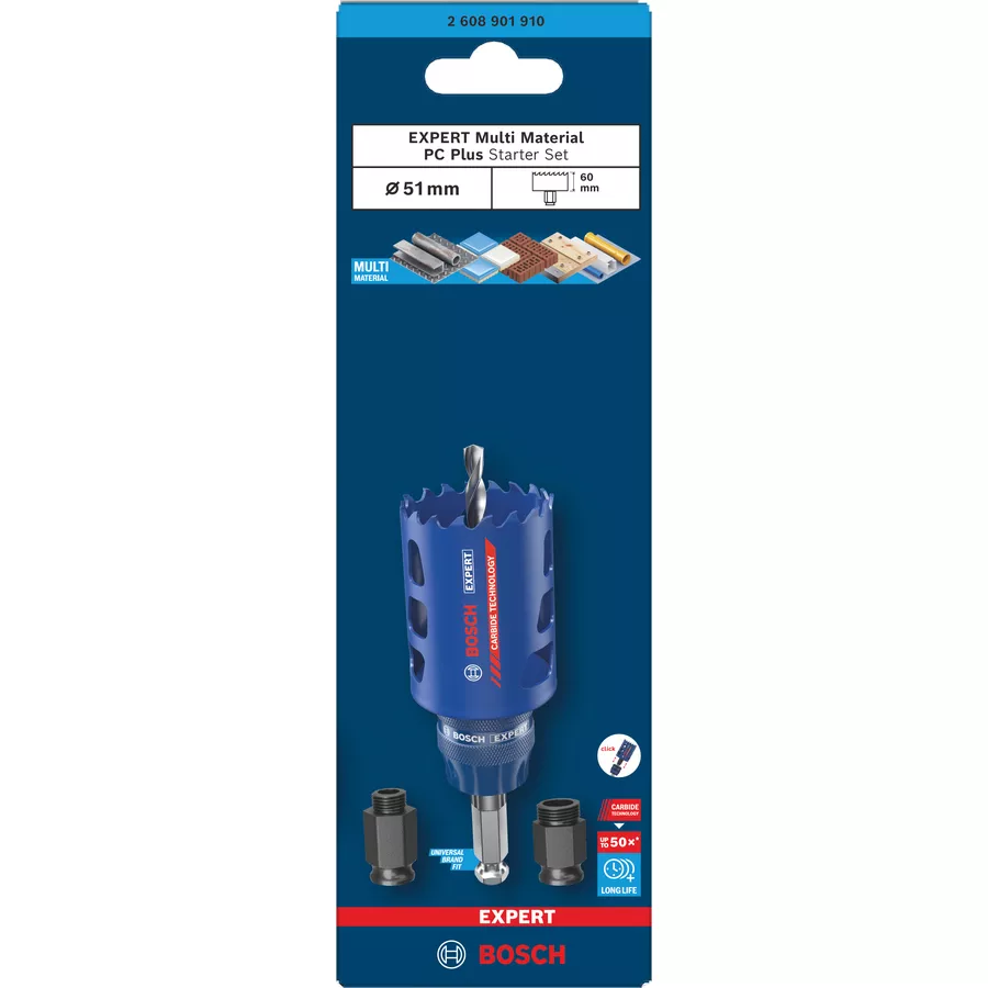 Scie-cloche EXPERT Multi Material + Power Change Plus 51x60mm